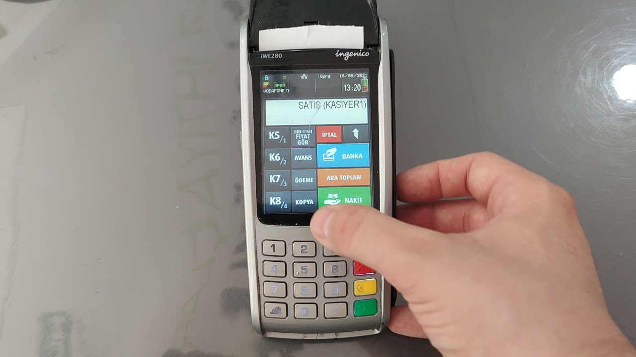 INGENICO IWE280 KREDİ KARTI SLIP KOPYASI ALMAK