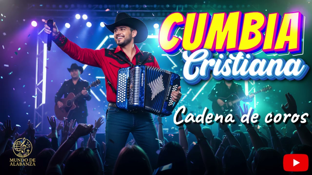 CUMBIA CRISTIANA. CADENA DE COROS QUE TE HATAN FELIZ.
