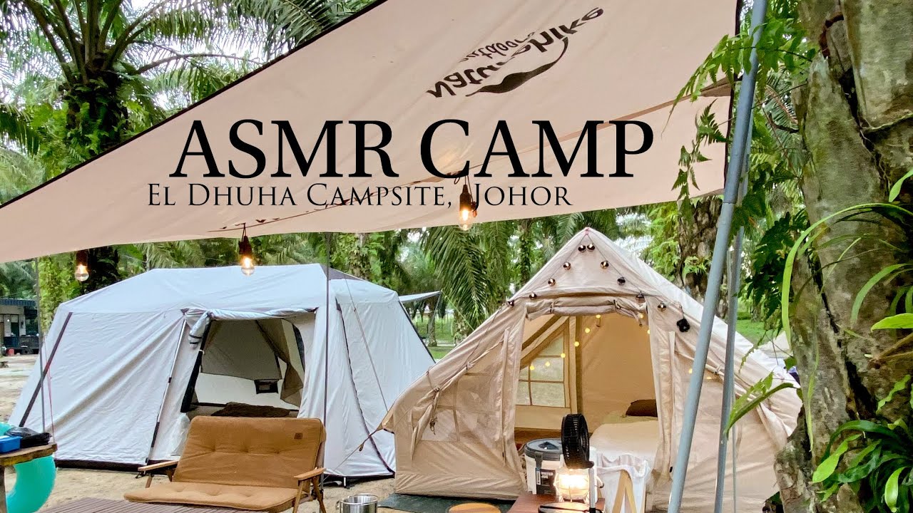 Vlog 19 | ASMR Family Camping | El- Dhuha Campsite | Naturehike & Vidalido Tent