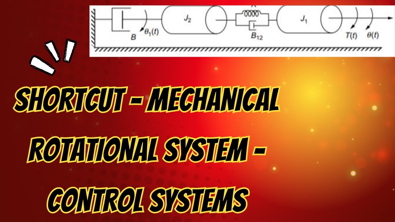 Shortcut - Mechanical Rotational system -Control Systems 