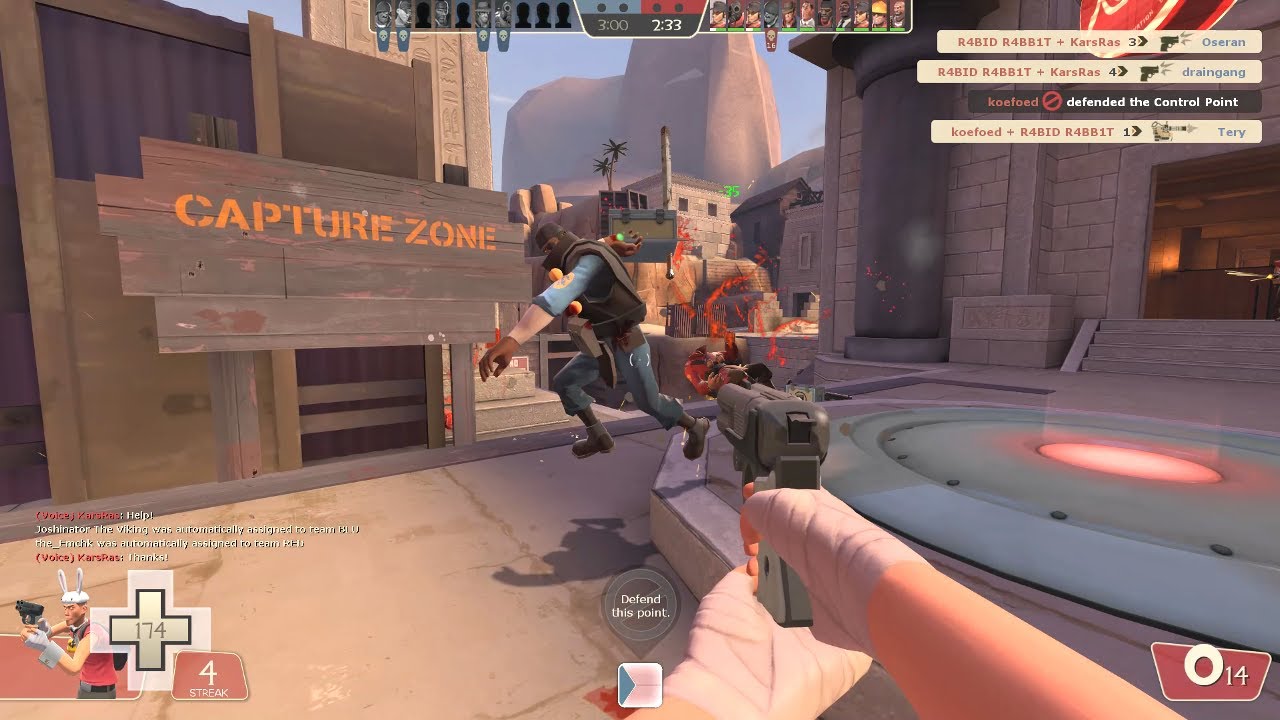 Team Fortress 2 Scout Gameplay (Lakeside)