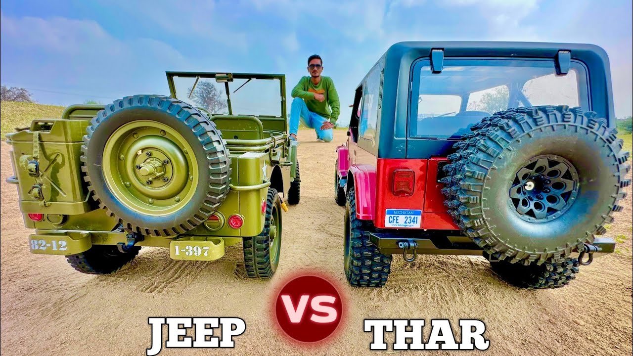 RC Biggest Thar Vs RC Military Jeep Unboxing & Testing - Chatpat toy tv