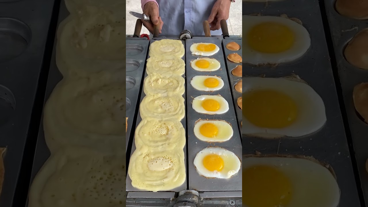 Korean Street Food EGG Bread #shortvideo