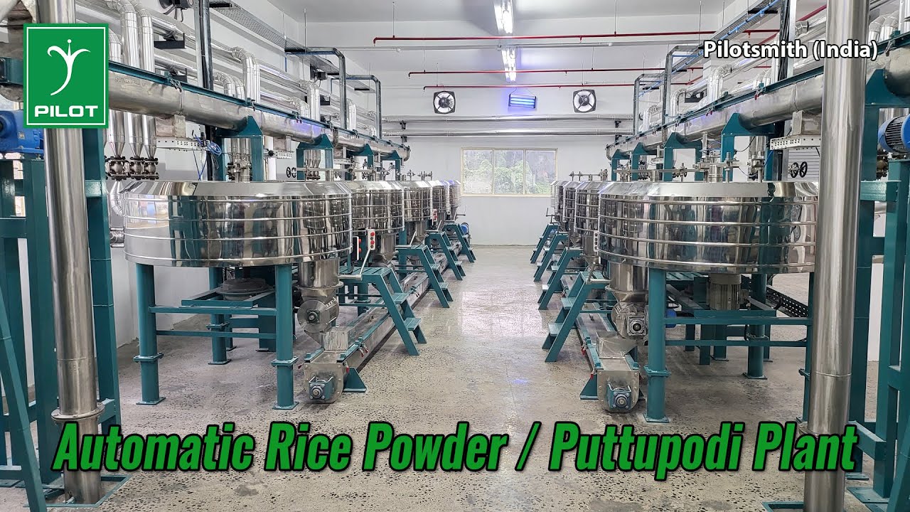 Automatic Rice Powder Plant | Steamed Puttu Podi Production