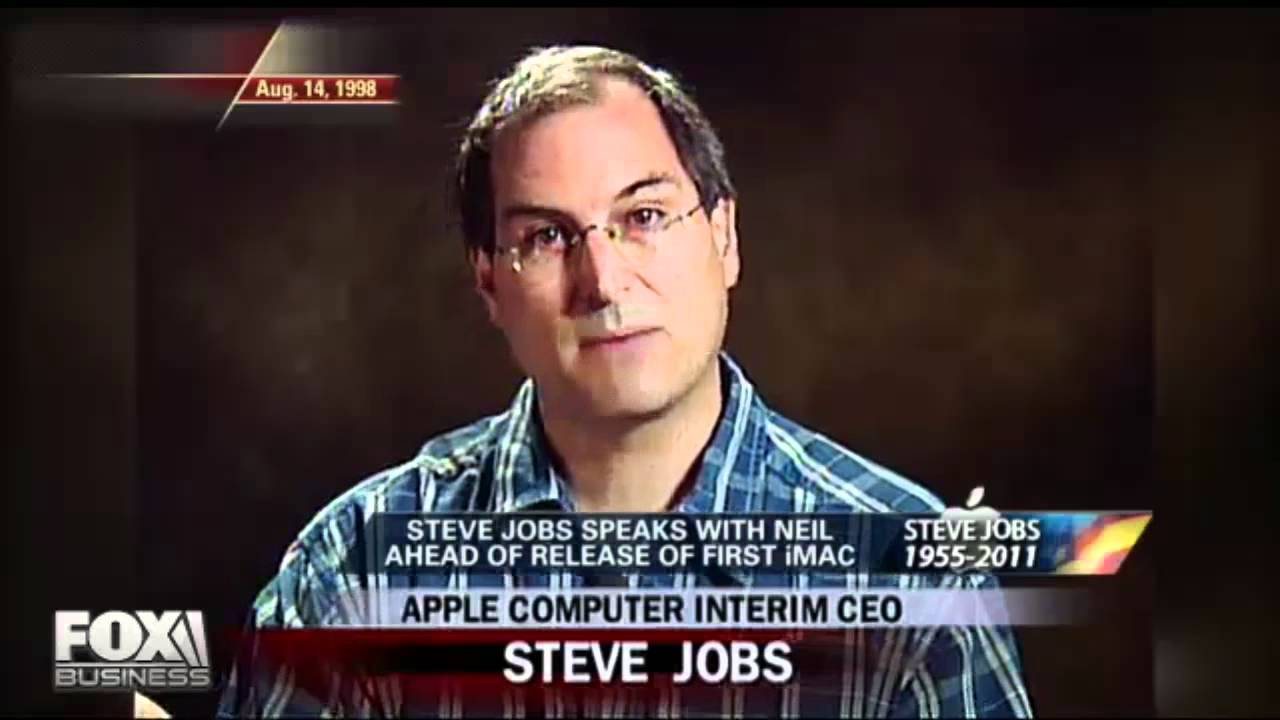 steve jobs - rare fox interview with neal cavuto on fox news from 1998