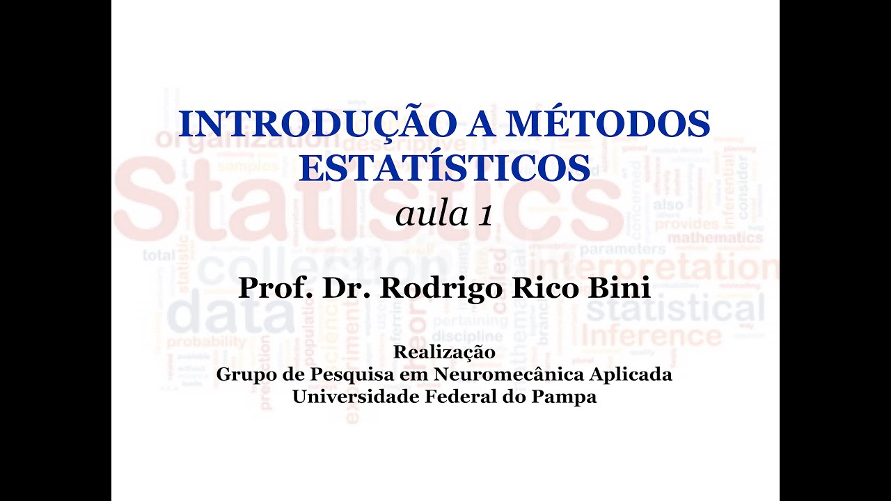 Introdução a métodos estatísticos - aula 1