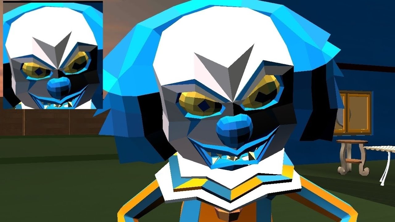 Hello evil blue clown neighbor escape full gameplay