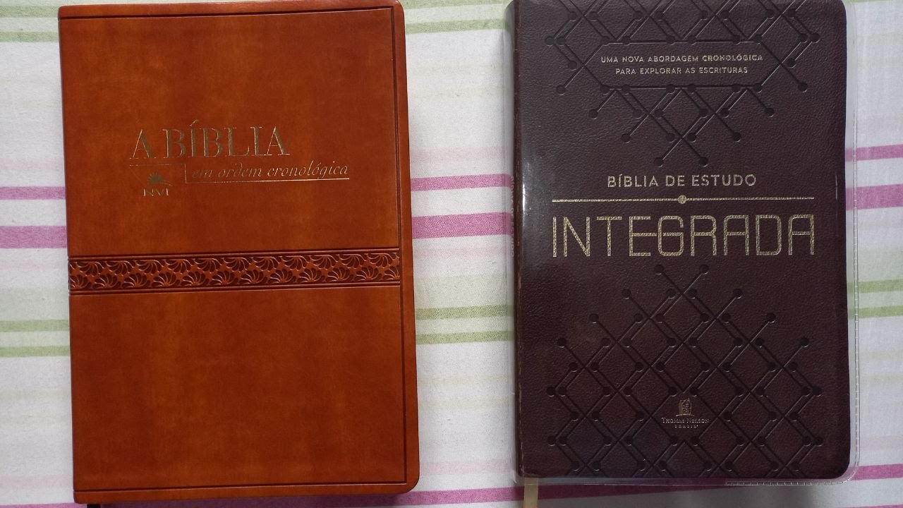 BÍBLIAS DE ESTUDO EM ORDEM CRONOLÓGICA