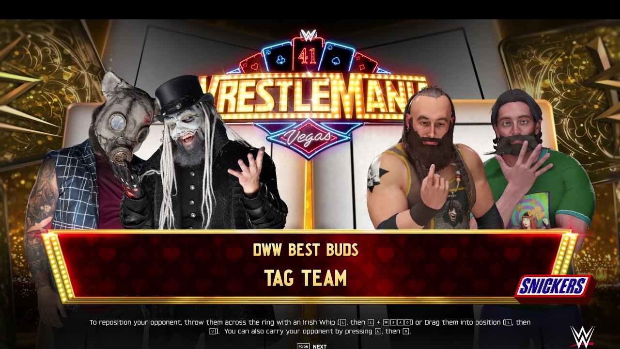 s2e12 DWW Best Buds Wyatt Family  v Mutation Station