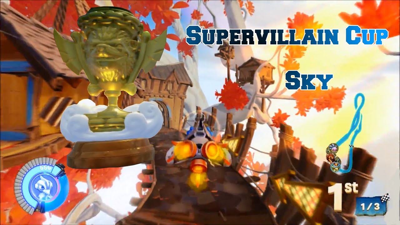 Skylanders Superchargers | Supervillain Cup - Sky | Stormblade and Sky Slicer