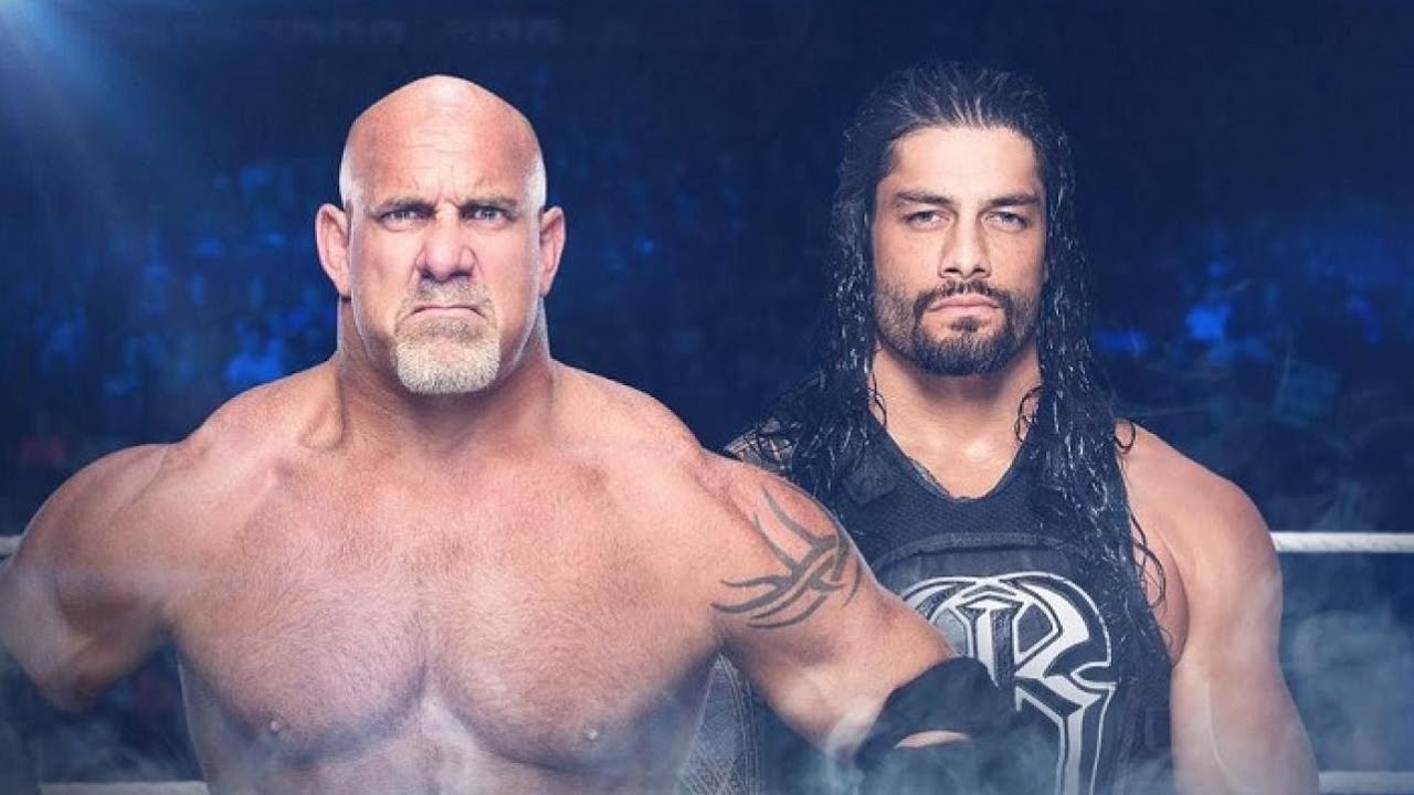 Spear Vs Spear (Roman reigns vs Goldberg Wwe2k19)#spearvsspear #wwegoldbergvsromanreigns #moonshineg