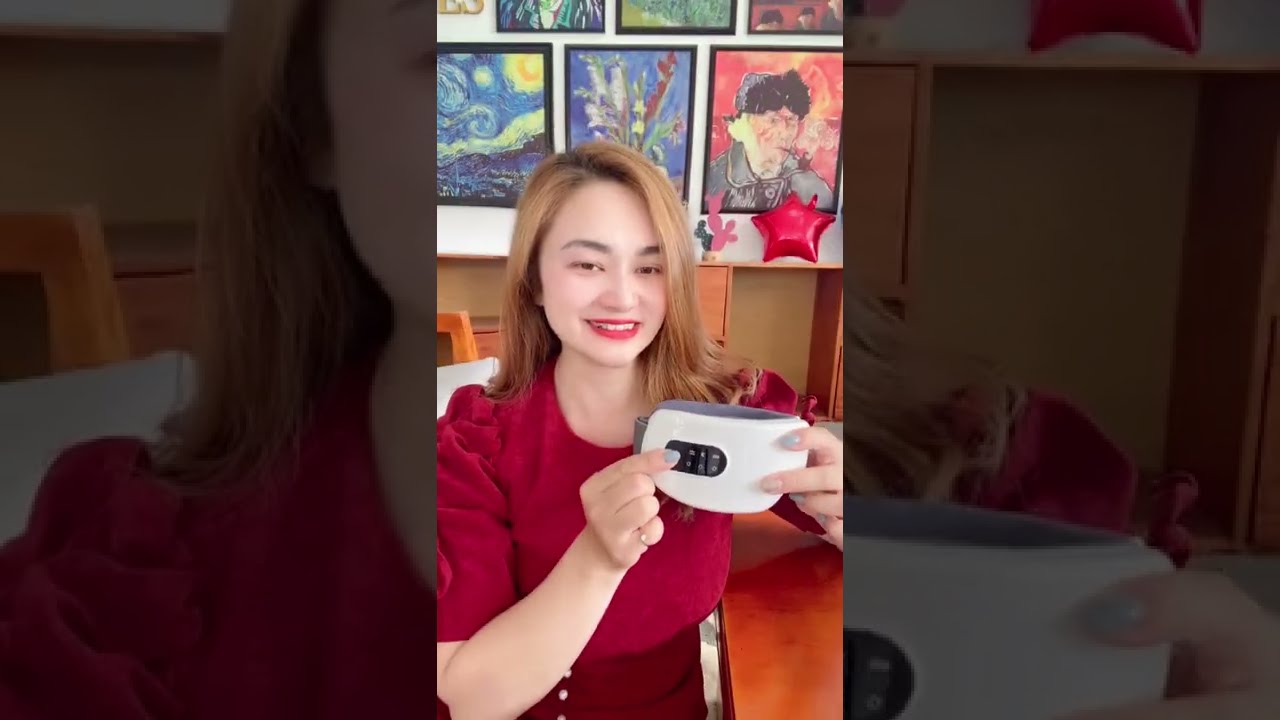 [Review] M&aacute;y M&aacute;t Xa Mắt SHUSEN S10 - NHIỆT RUNG NHẠC - 6 chế độ - giảm mỏi v&agrave; quần th&acirc;m Mắt