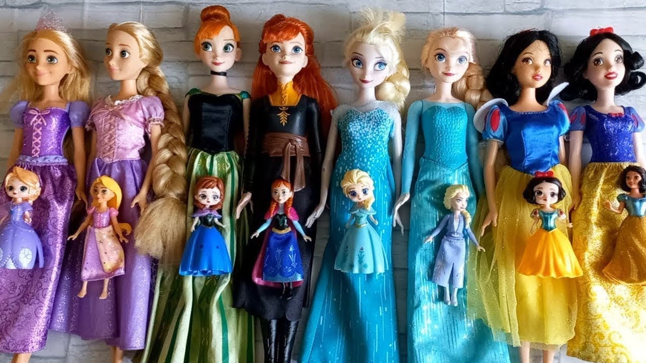 Disney Princess Doll Makeover ~ DIY Miniature İdeas for Barbi Wig, Dress, Faceup, and More! DIY
