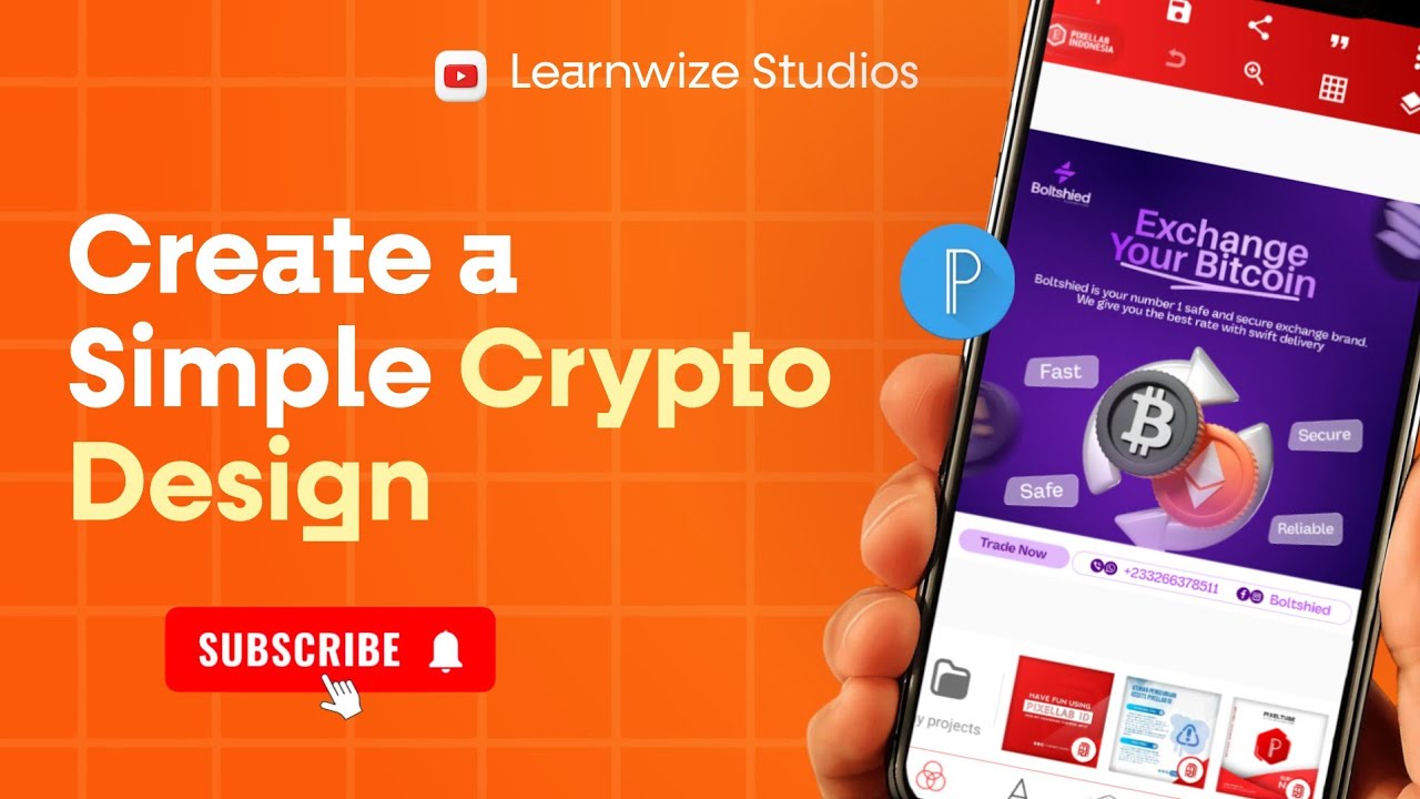 Pixellab: Create A Simple Crypto Design