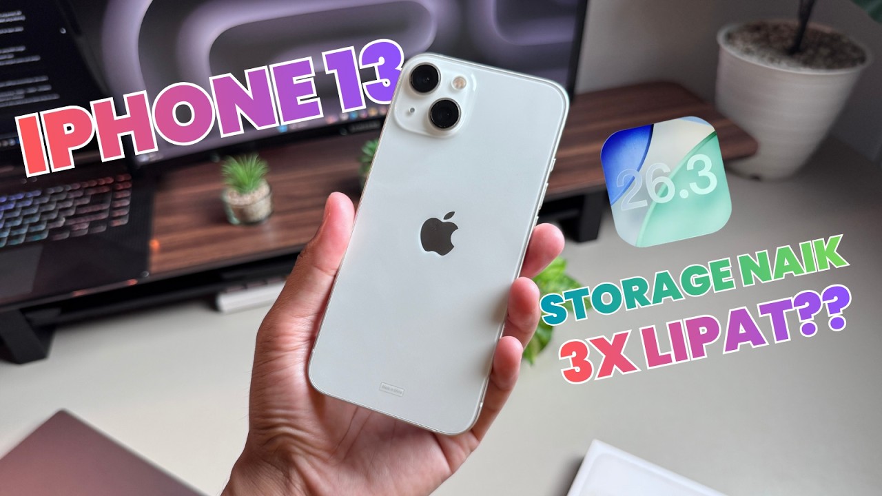 KESALAHAN BESAR?? STORAGE MALAH JADI LEGA Setelah UPDATE iOS 26.3 Iphone 13!