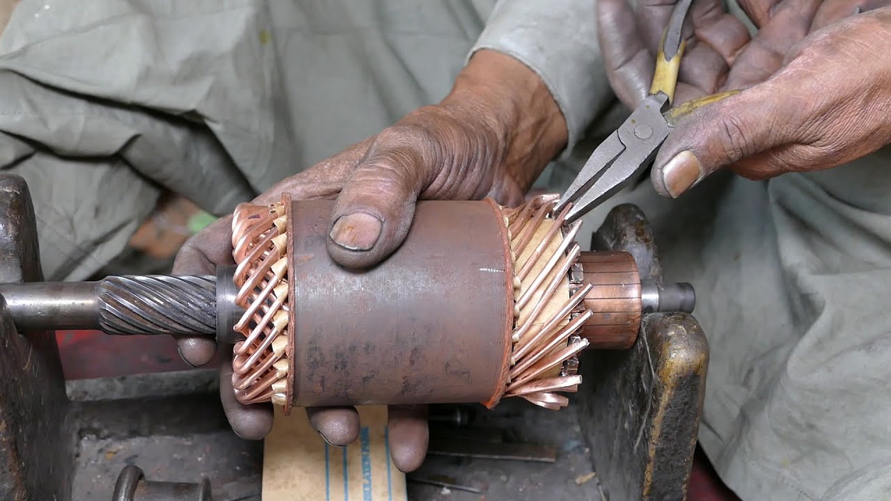 Rewinding Technique of Truck Starter Motor Armature