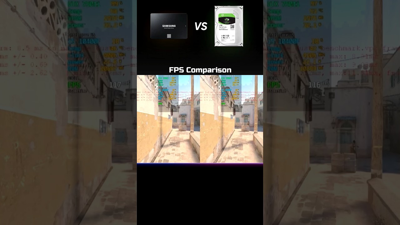 HDD vs SSD | CS2 Detailed test Comparison