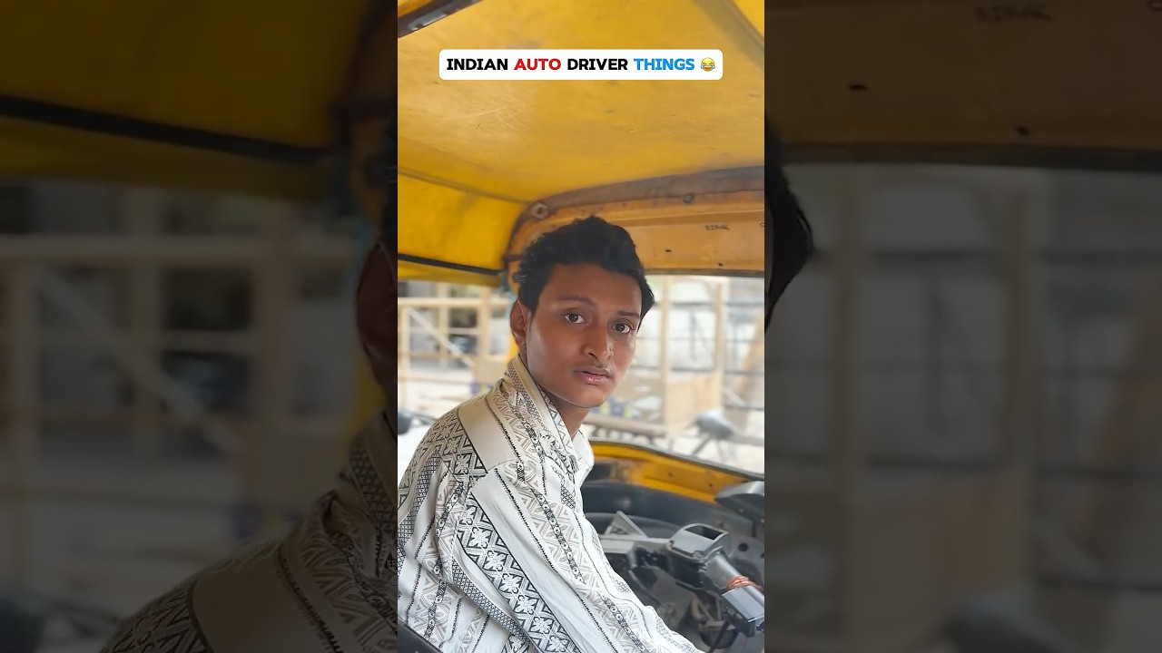 Indian Auto Driver 😂|| #abhisheksoni000 #youtubeshorts #autodriver #indianstreet  #relatable