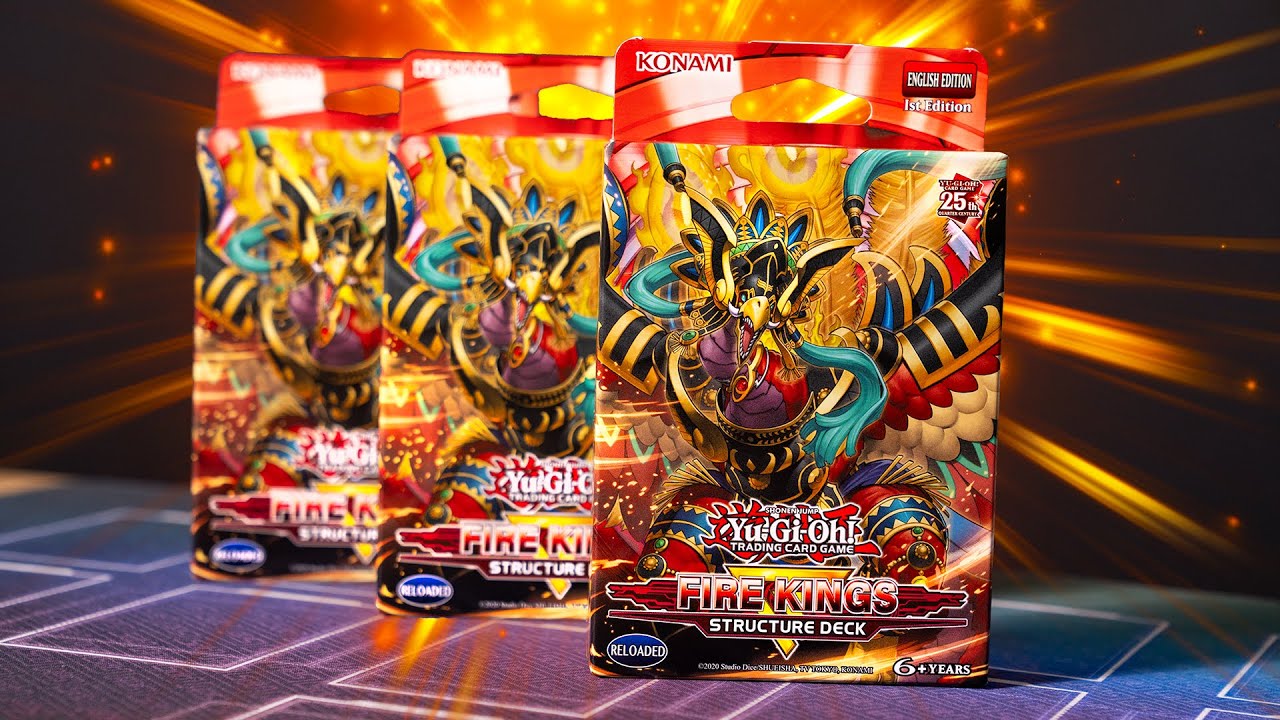 Opening the New Yu-Gi-Oh FIRE KING Structure Deck! 🔥
