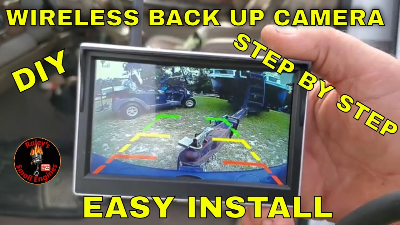 WIRELESS BACK UP CAMERA EASY DIY INSTALL ON FORD F350 DUALLY  WITH 7.3 DIESEL.