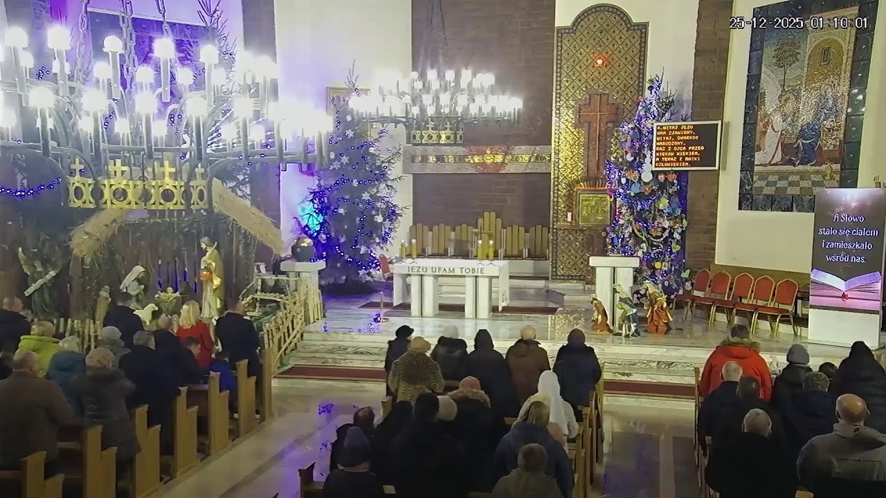 Pasterka 2025r. z parafii NSJ w Lublinie