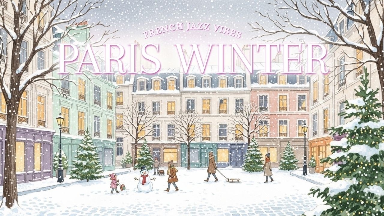 𝐏𝐚𝐫𝐢𝐬 𝐖𝐢𝐧𝐭𝐞𝐫 ❄️ French Instrumental Music — Cozy Café Playlist | Study, Work & Relax
