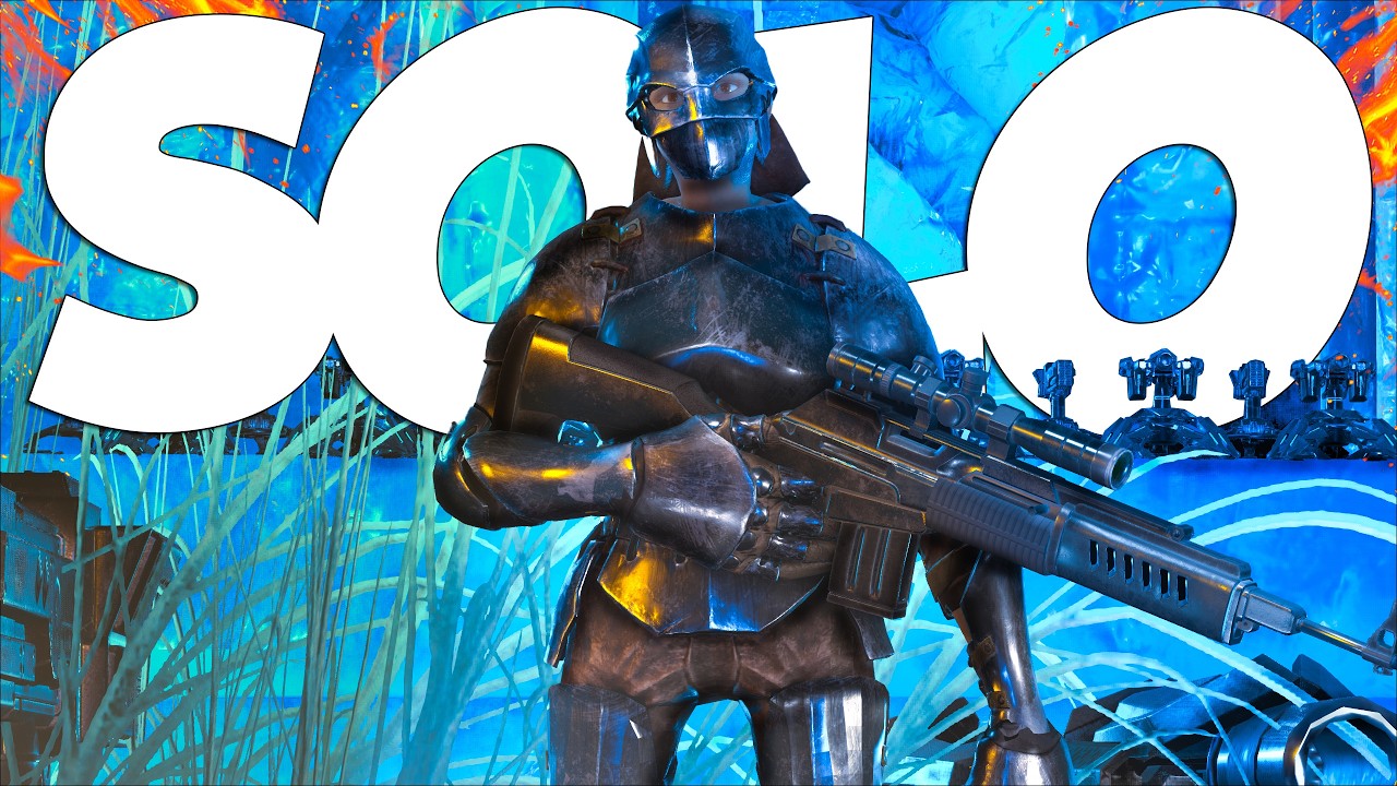 Как я выжил 7 дней в своей ледяной крепости в одиночку в ARK PvP!