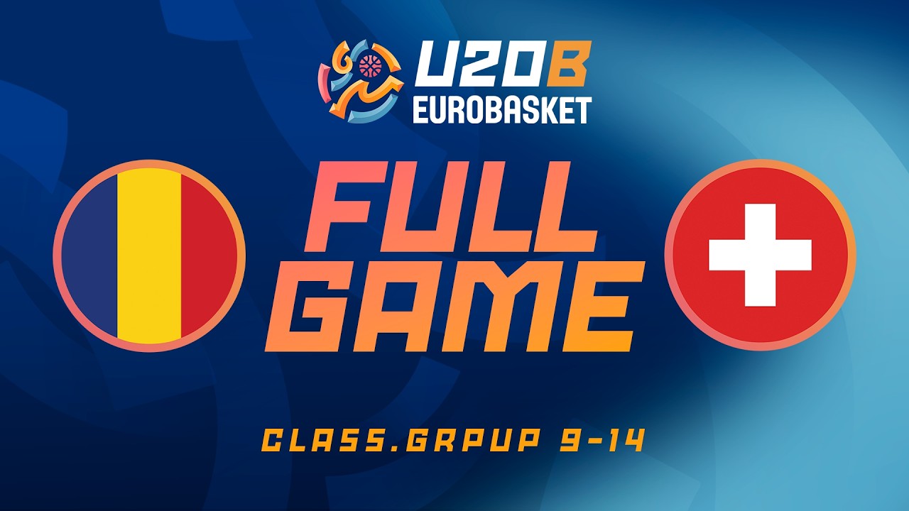 Romania v Switzerland | Full Basketball Game | FIBA U20 Women's EuroBasket 2026 Division B