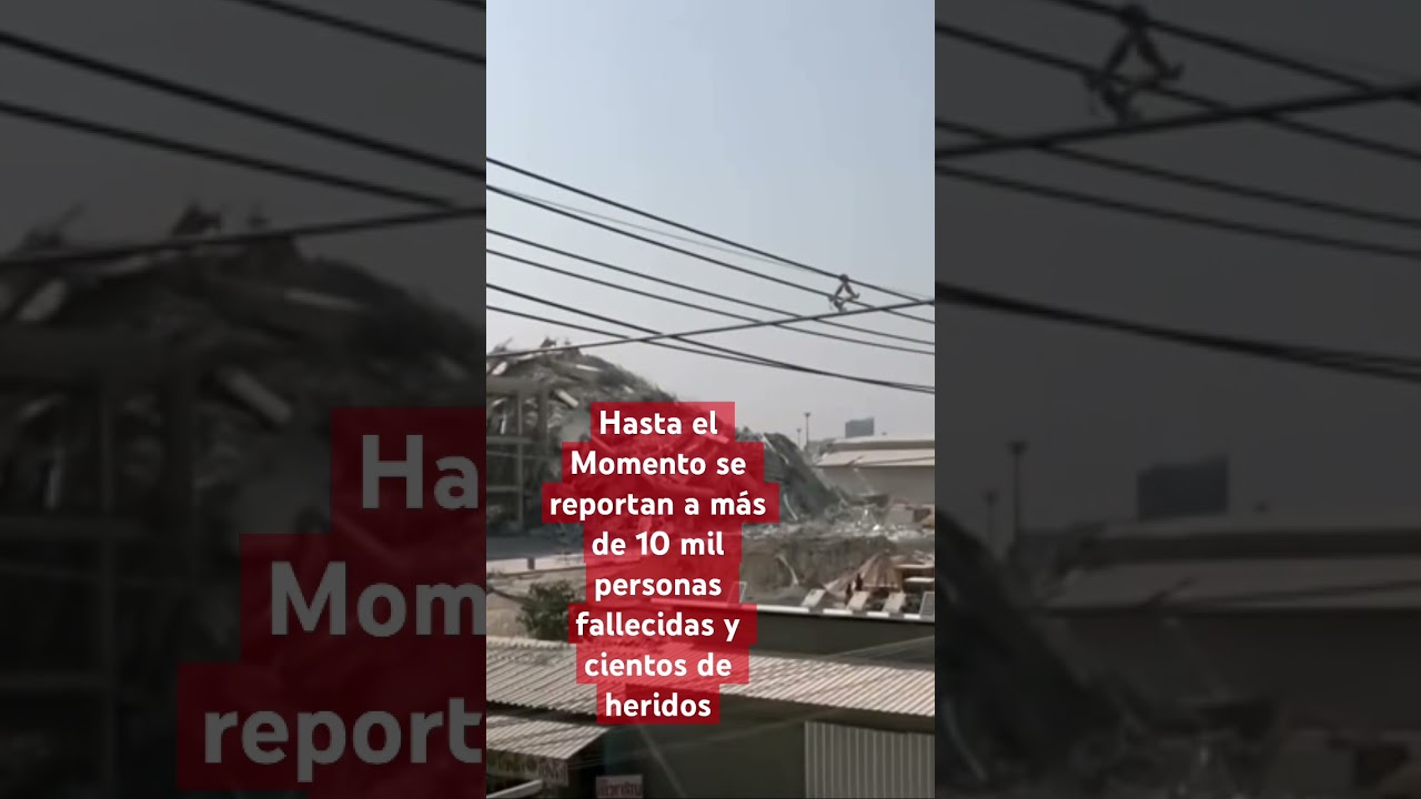 Terremoto en Myanmar deja a cientos de muertos y Heridos. #noticias #terremoto #myanmar #liznews