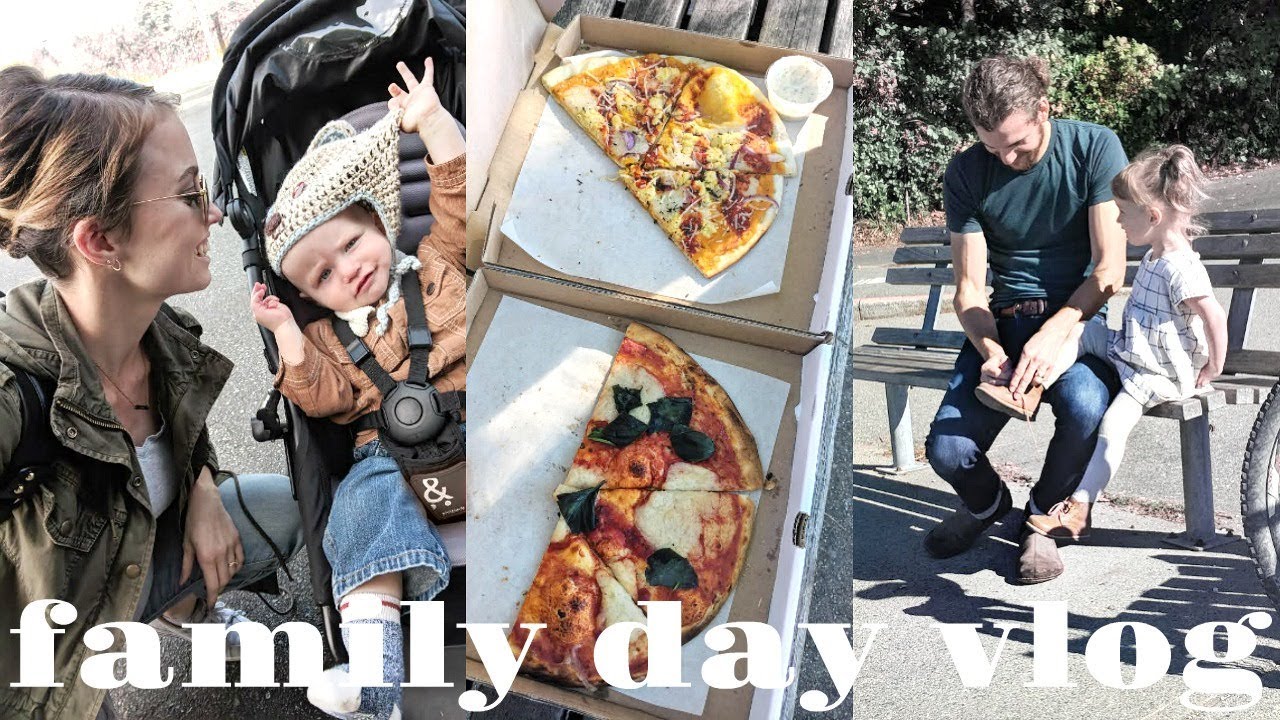 FAMILY VLOG | Vegan Pizza, Train Ride & Pregnancy