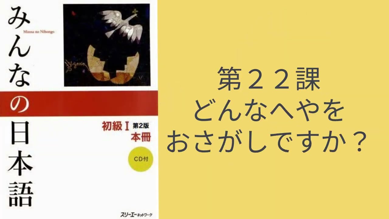 Minna No Nihongo Conversation #22 - What kind of apartment would you like?