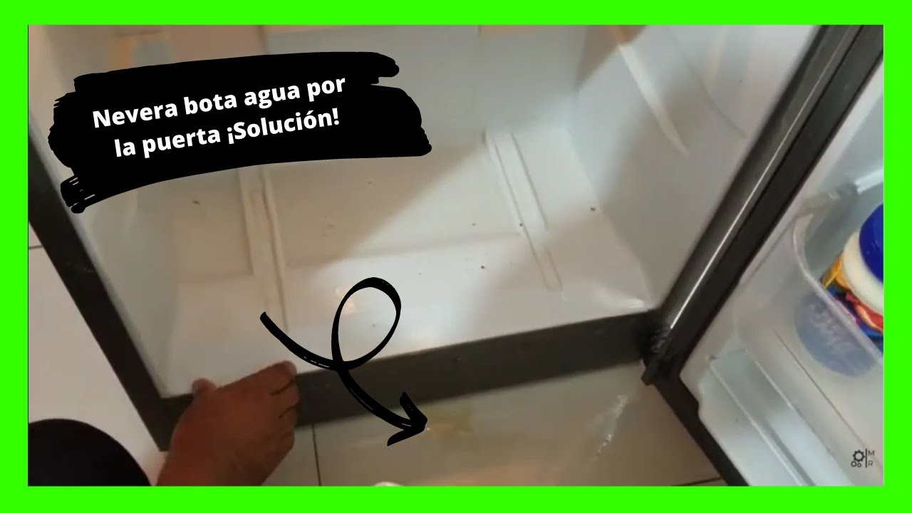 ¿Por qué mi nevera no frost bota agua por dentro? Solución