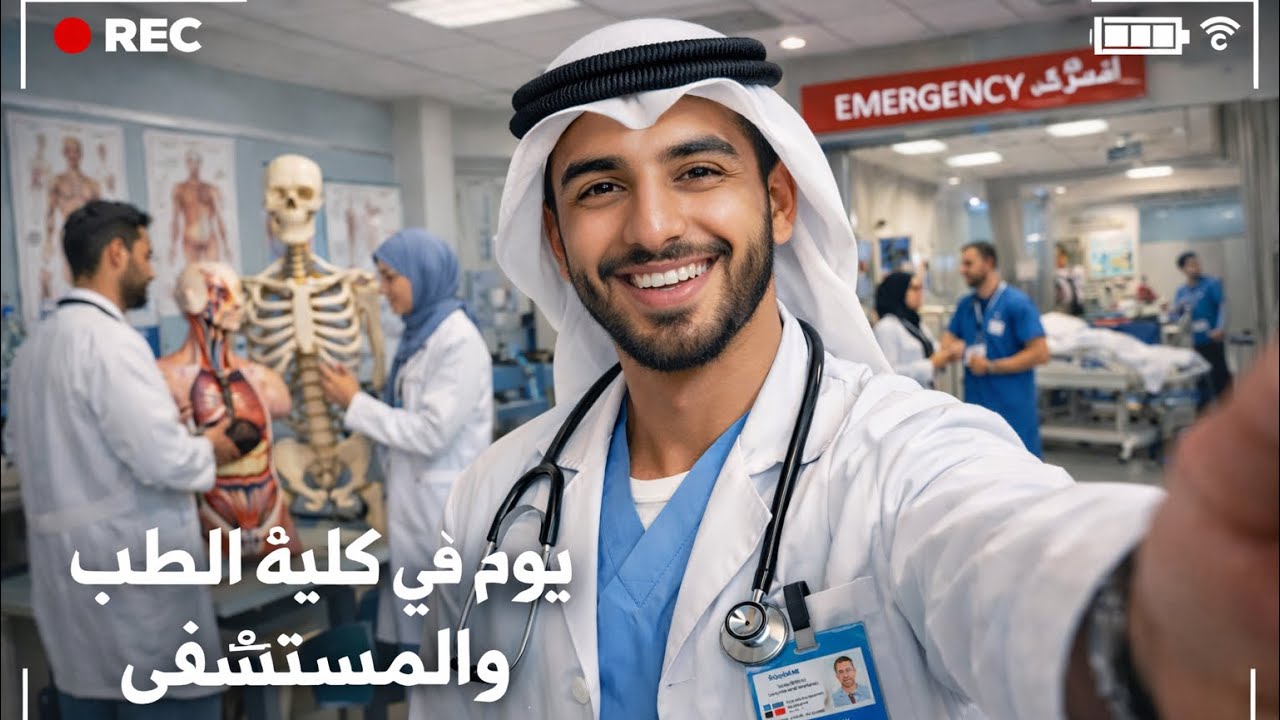 فلوك في كلية الطب والمستشفى مع بعض النصائح🥼🧬🩺