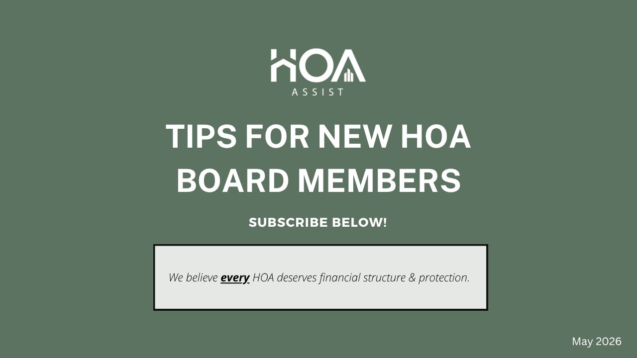 Tips for New HOA Board Members #hoa #boardofdirectors #homeownersassociation