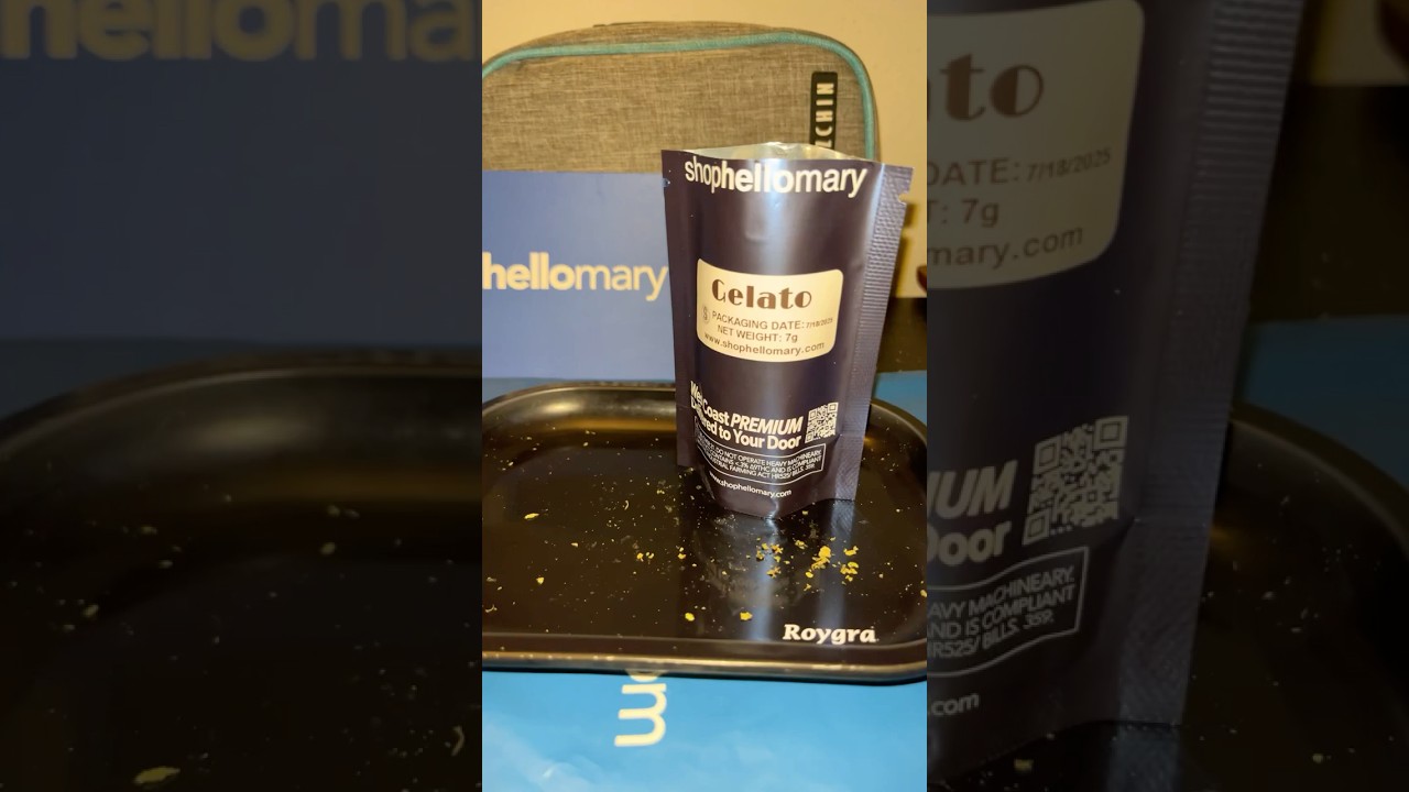 Shophellomary Gelato 🍧review @ShopHelloMaryOfficial #thca #review #delta8 #shophellomary #cbd
