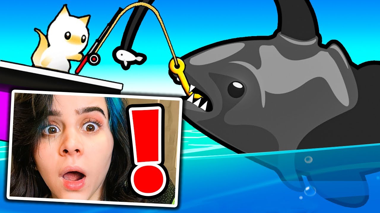PESQUEI um PEIXE que se ESCONDE EM OUTROS PEIXES! (CAT GOES FISHING)