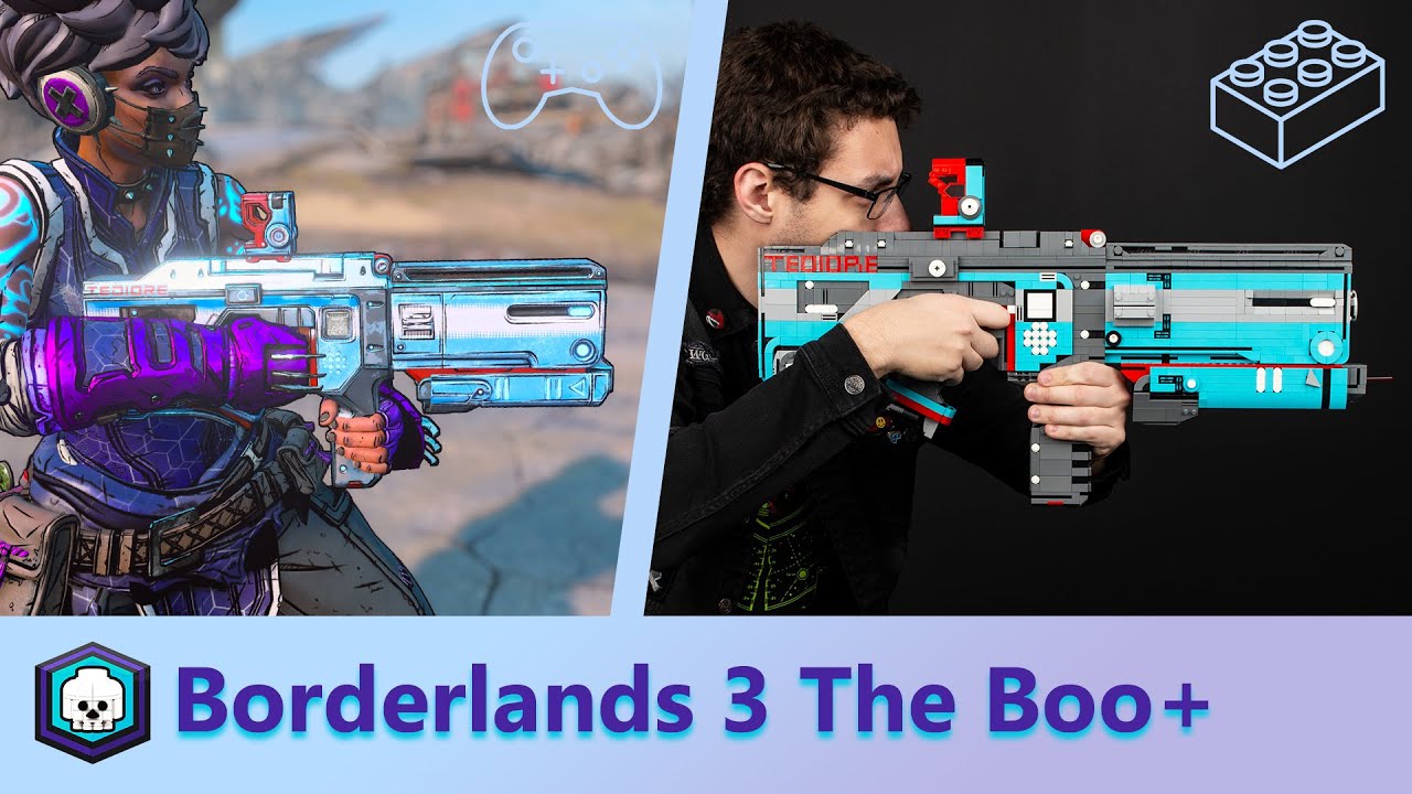 LEGO Borderlands 3 🔹 LEGO Gun With Legs (The Boo+ - feat. OG Claptrap VA!)