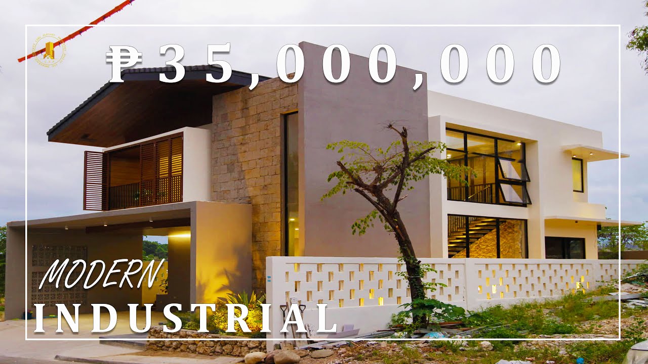 House Tour in this Modern Industrial Design House and Lot for Sale
