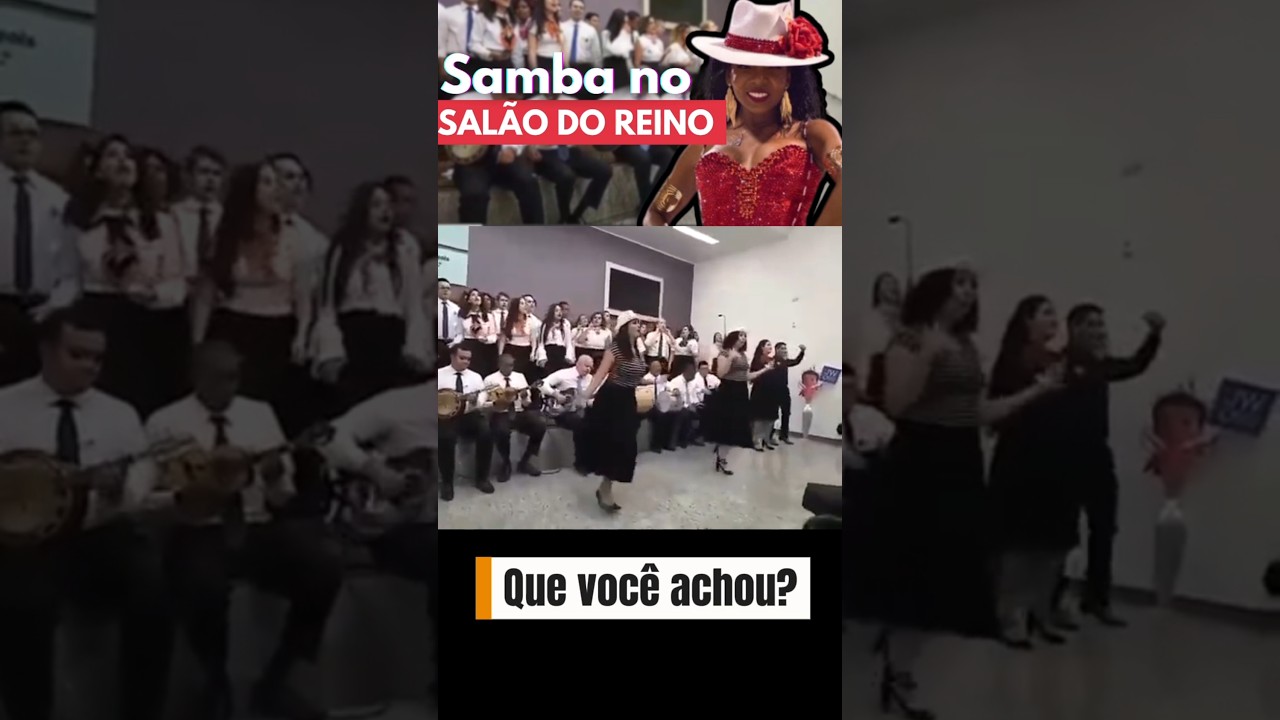Samba dentro do sal&atilde;o do Reino das testemunhas de Jeov&aacute; #pioneiro #jw