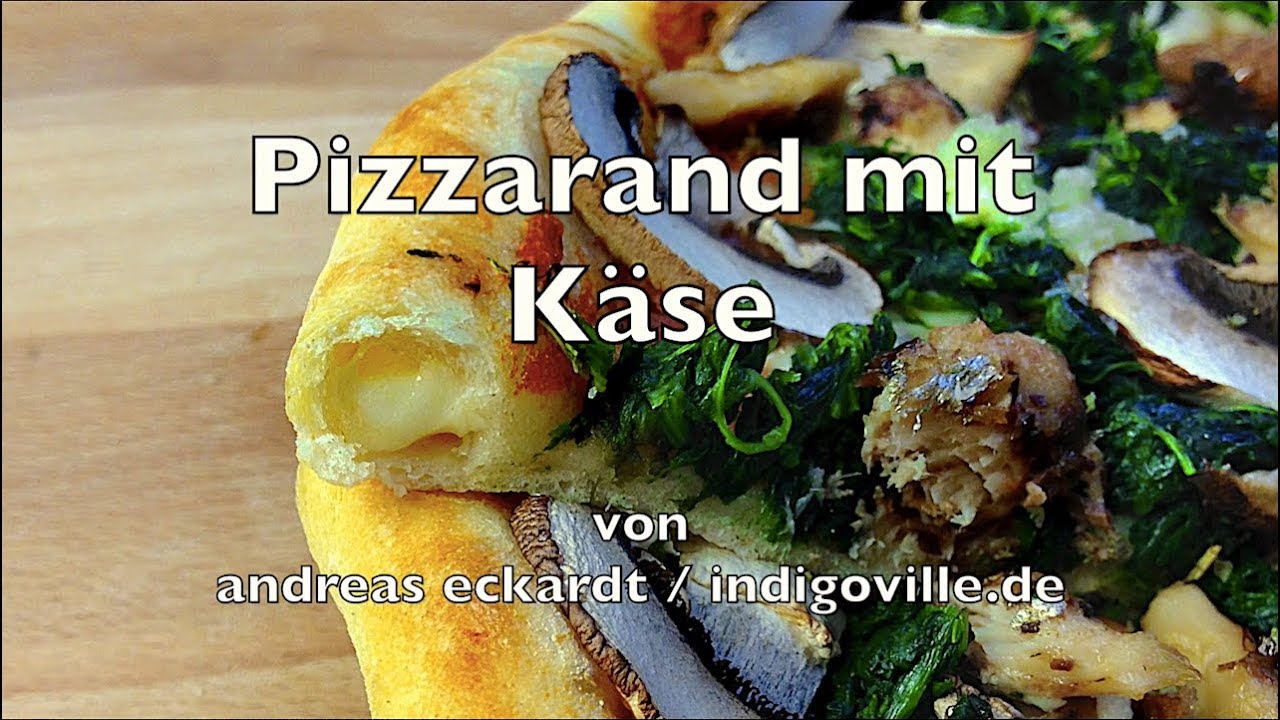 K&auml;serand f&uuml;r die Pizza - Pizzarand mit K&auml;se selber machen