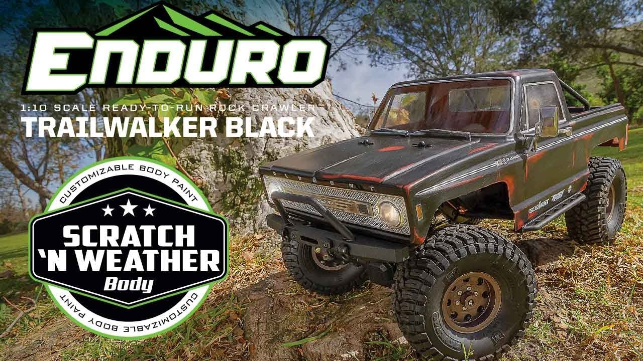 Element RC Enduro Trailwalker Black with Scratch-N-Weather body