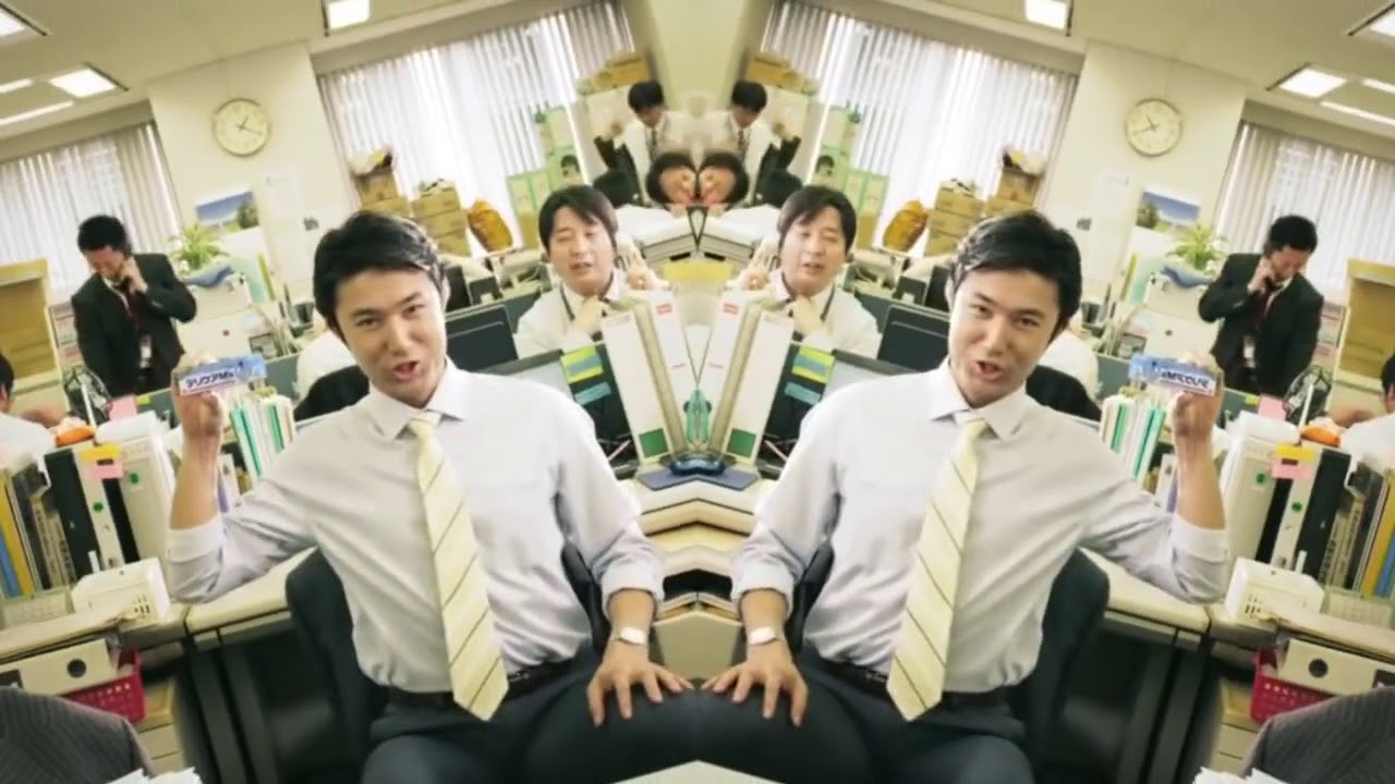 M's reflection