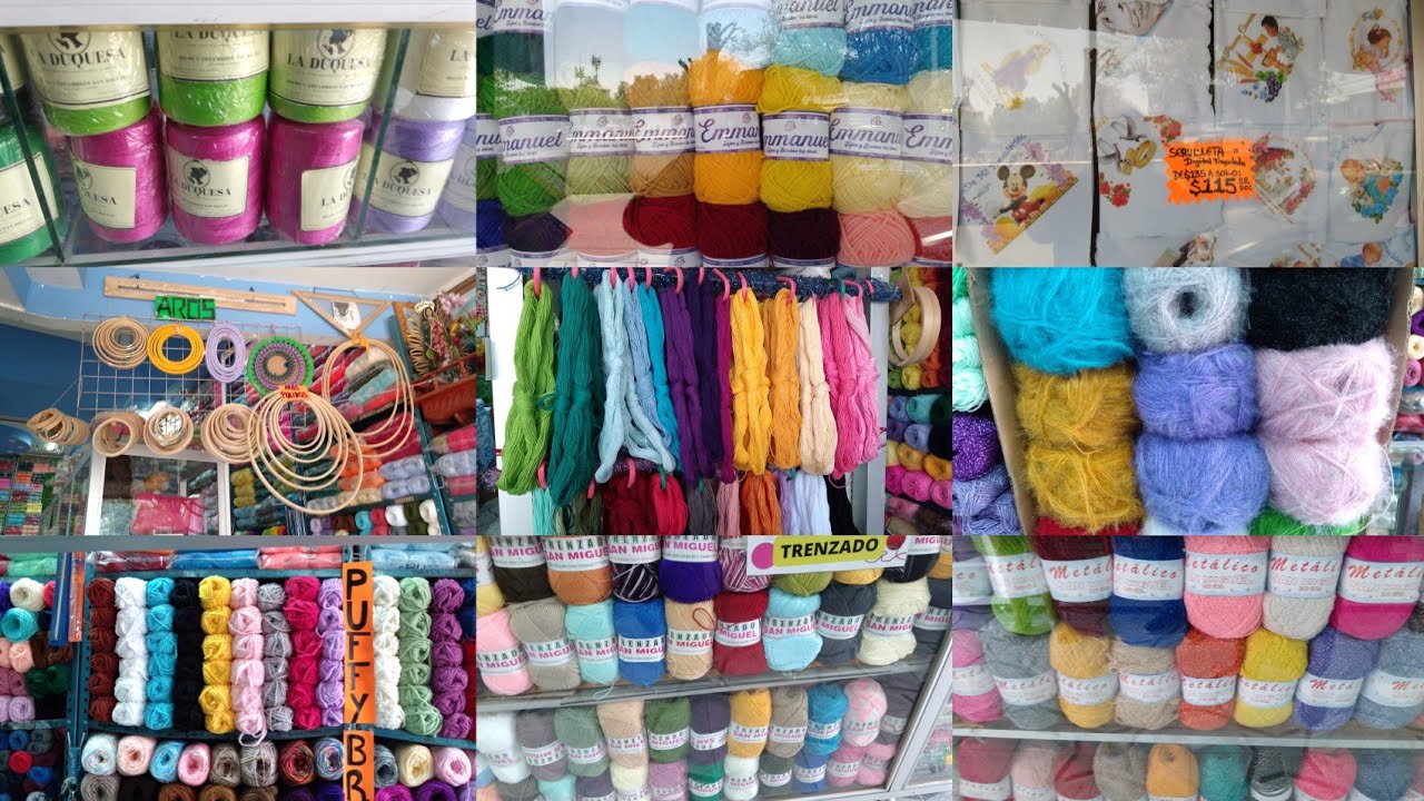 Visita a tienda de estambres más grande de Chiconcuac, Estambres San Miguel