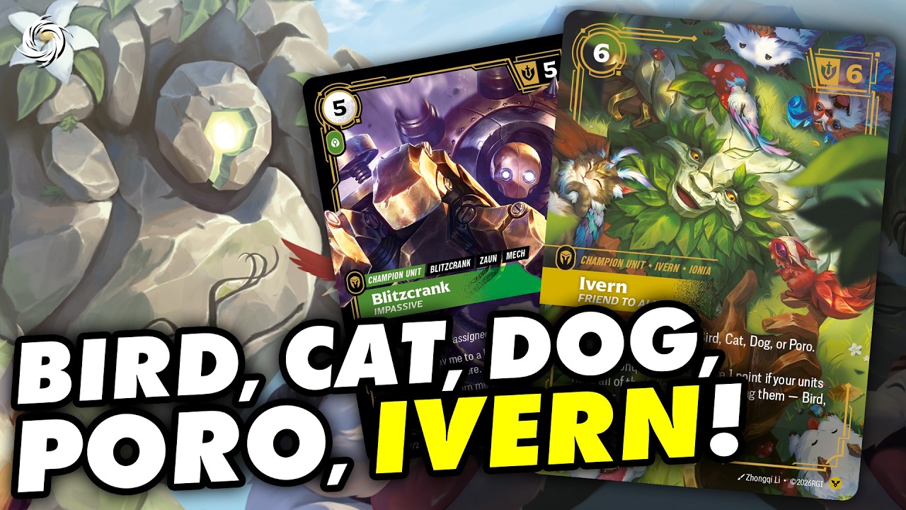 Dog, Cat, Bird, Poro, IVERN! 🌳 | Riftbound: League of Legends TCG | TCG Arena | Unleashed