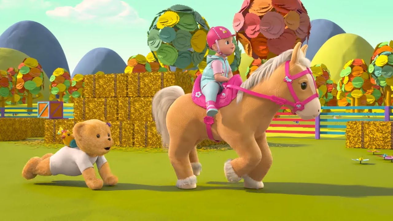 Emma va faire du cheval ! Découverte équitation l 👶🐴 | Épisode 9 | BABY born dessin animé