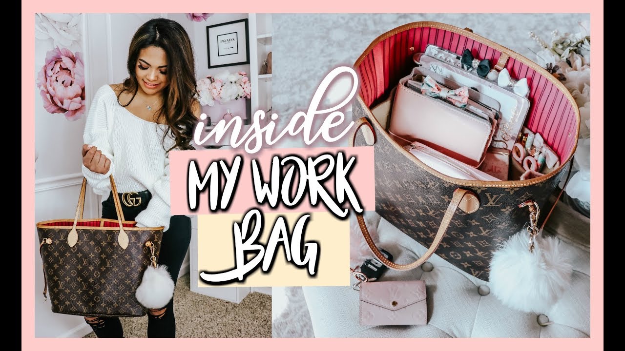 ЧТО ВНУТРИ МОЕЙ РАБОЧЕЙ СУМКИ | LOUIS VUITTON NEVERFULL MM
