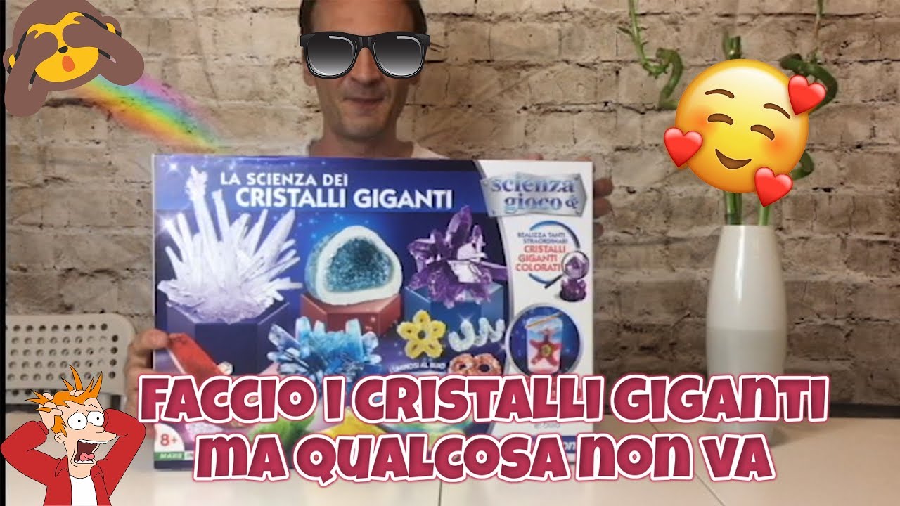 La scienza dei cristalli giganti, Clementoni, giochi in scatola ,Iscriviti al mio canale è GRATIS