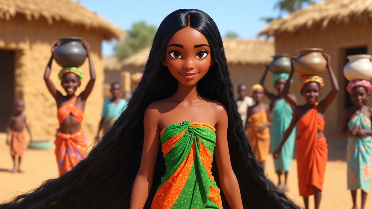 She never cut her hair.. the day it was touched shocked everyone 