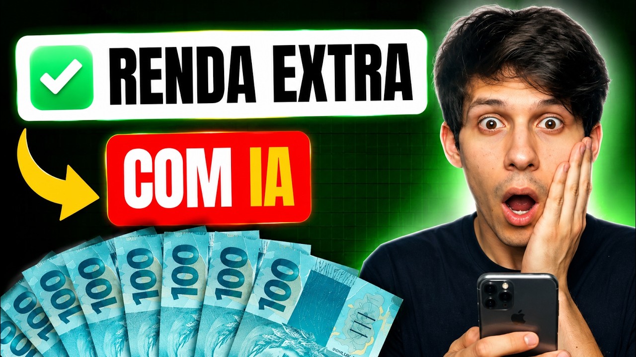 3 FORMAS DE GANHAR RENDA EXTRA COM IA EM 2026 (GANHE DINHEIRO ONLINE)