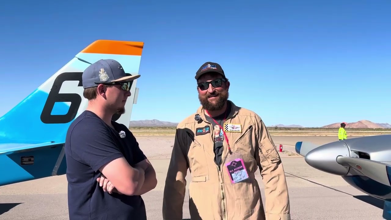 Post Race interview with Bijan Maleki of Reno Bear Air Racing | SkyFiesta Las Cruces 2025